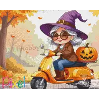 pixelhobby Collection Couleur Citrouille - La virée du diable