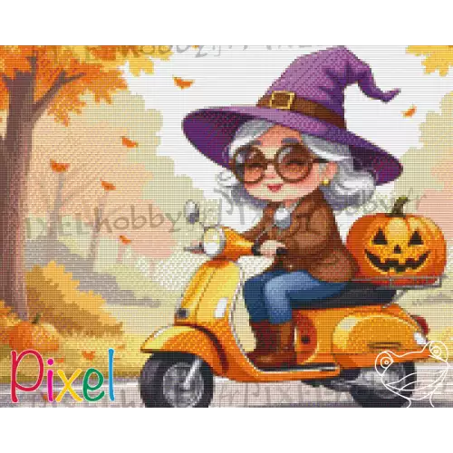 pixelhobby Collection Couleur Citrouille - La virée du diable