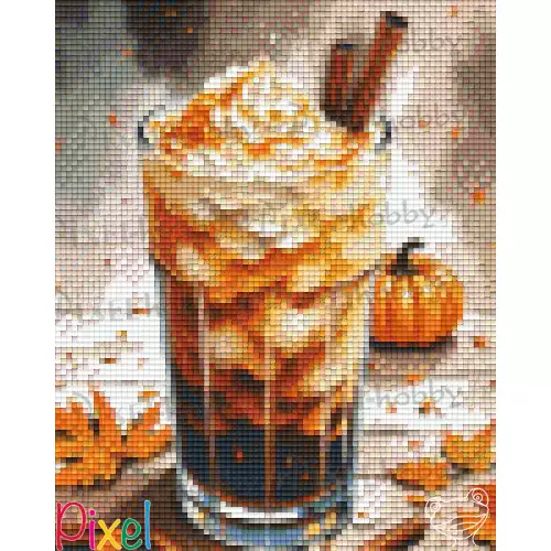 pixelhobby Collection Couleur Citrouille - Citrouille frappée