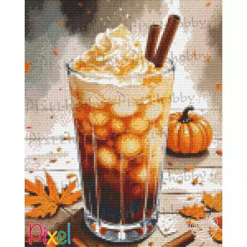 pixelhobby Collection Couleur Citrouille - Citrouille frappée