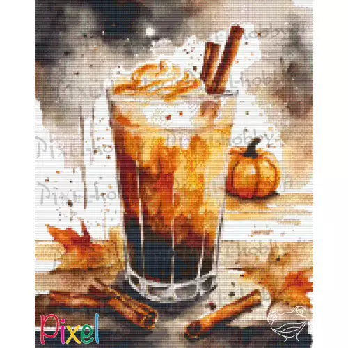 pixelhobby Collection Couleur Citrouille - Citrouille frappée