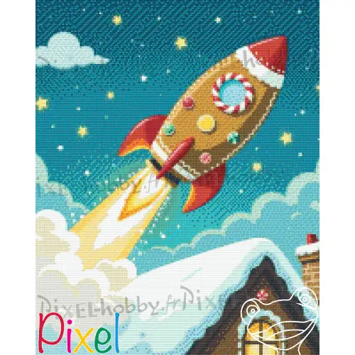 pixelhobby Collection HoHoHo - En route vers les étoiles