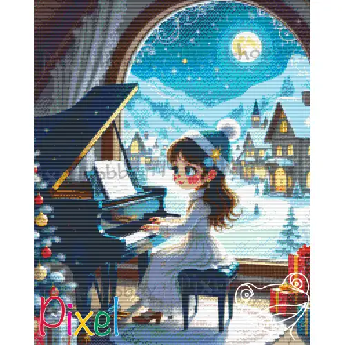 pixelhobby Collection HoHoHo - Au clair de la lune