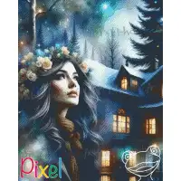 pixelhobby Collection HoHoHo - La dame du lac