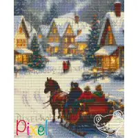 pixelhobby Collection HoHoHo - En traineau