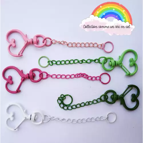 pixelhobby Montures Porte-clés coeur