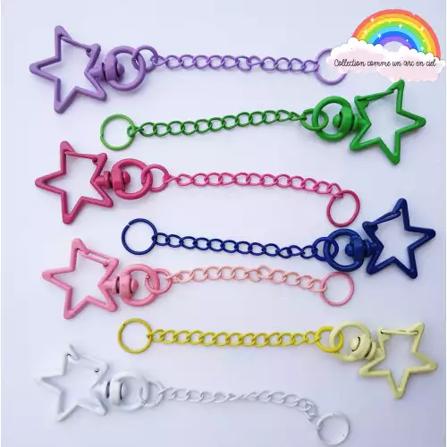 pixelhobby Montures Porte-clés étoile