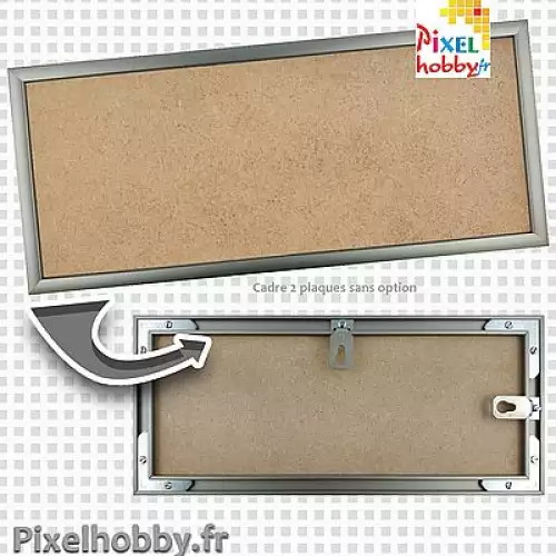 pixelhobby Cadre démontable 2 plaques - Aluminium anodisé